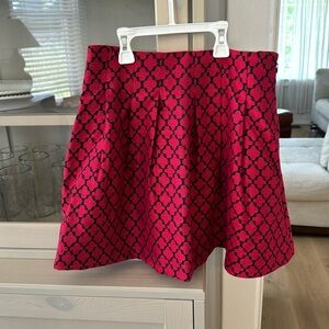 NWT Banana Republic black/red skirt. Size 2